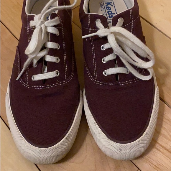 maroon keds